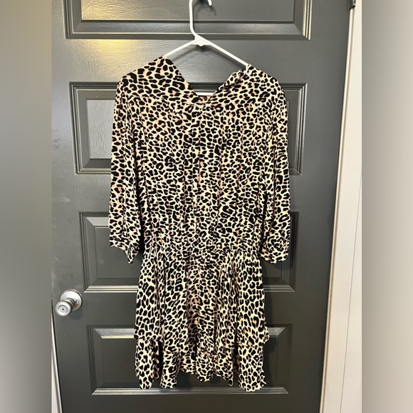 Zadig & Voltaire Leopard mini dress size L - Picture 5 of 7
